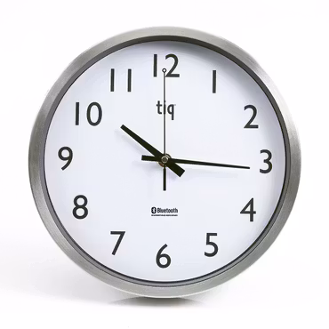 Tiq väggklocka med ram i aluminium, Bluetooth, 30 cm - F6664ABT