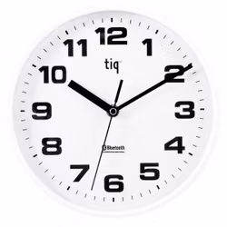 Tiq Väggklocka med ram i plast, Bluetooth, 23 cm - F661507BT