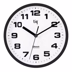 Tiq Väggklocka med ram i plast, Bluetooth, 23 cm - F661501BT