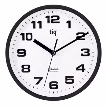 Tiq Väggklocka med ram i plast, Bluetooth, 23 cm - F661501BT