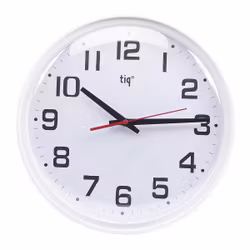 Tiq Väggklocka helt i plast 34,8 cm - F6265R7