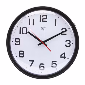 Tiq Väggklocka helt i plast, 34,8 cm - F6265R1