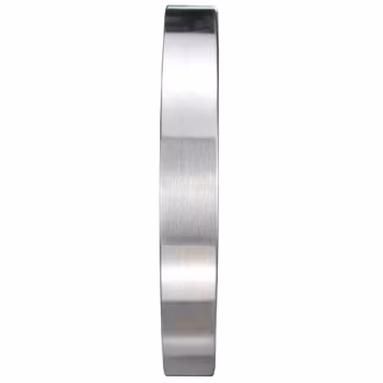 Tiq Väggklocka med ram i aluminium, Radiokontrollerad, 38 cm - C9803NRCS
