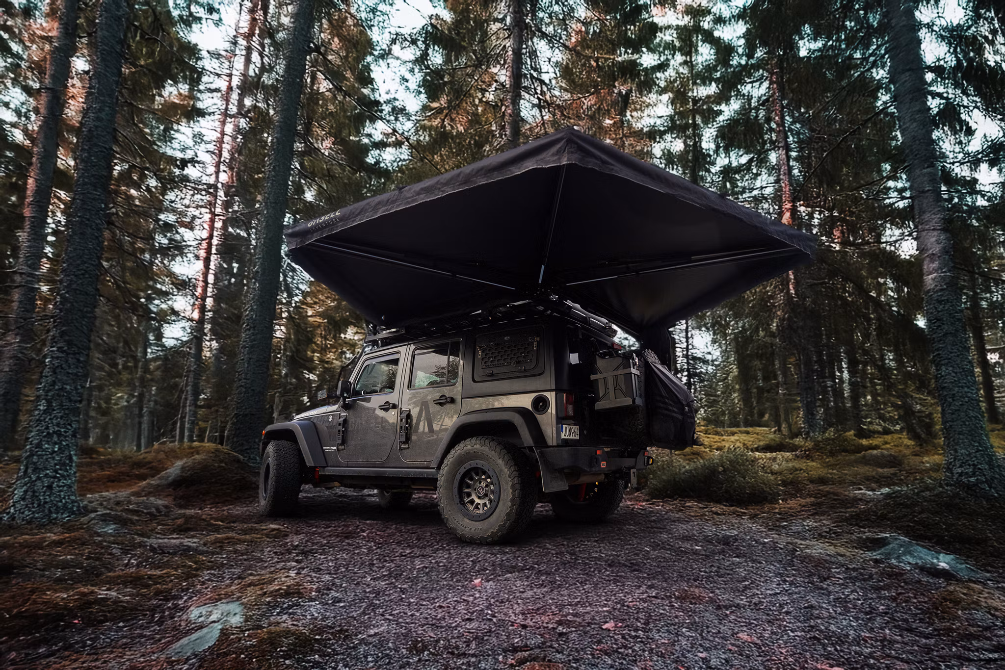 Awning GASELL 270 with LED & rain legs