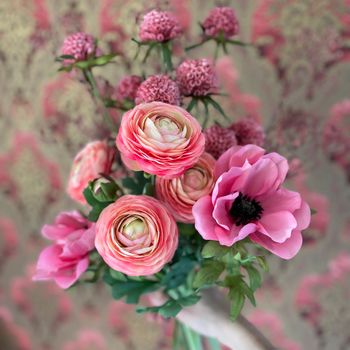 Anemon rosa 43 cm