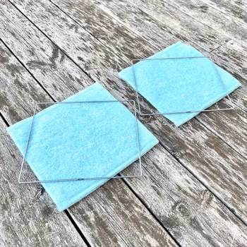 Ventilationsfilter RDKG planfilter med ram 99-14 originalfilter