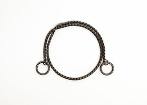 Snakekedja Antracit 3,7 mm bred