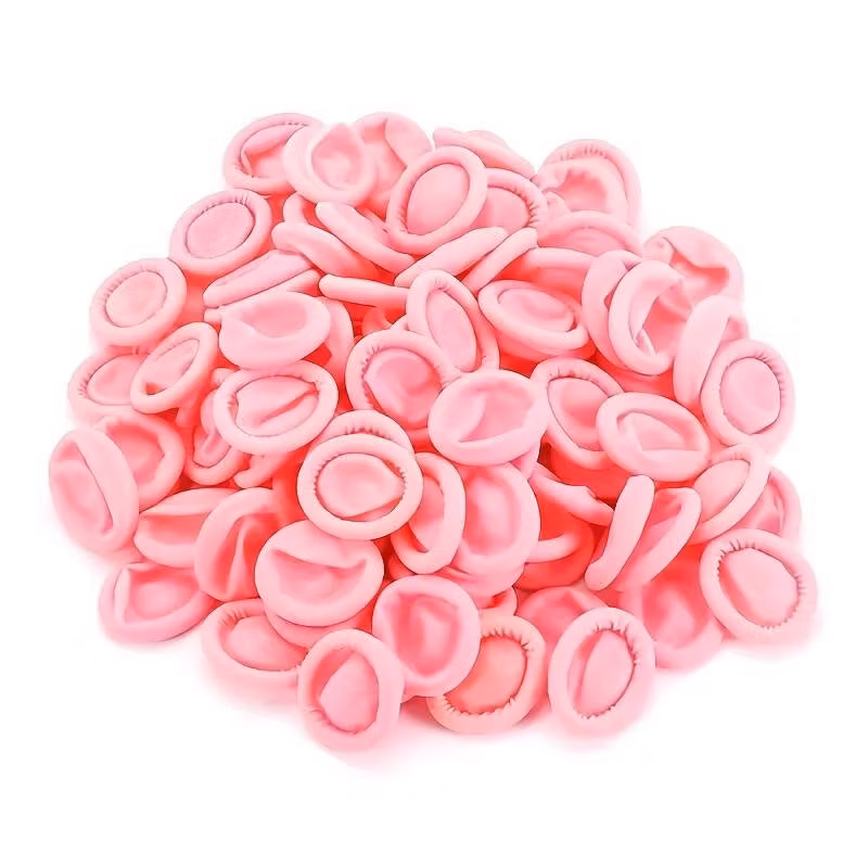Fingerkondom - snygga färger 40-pack