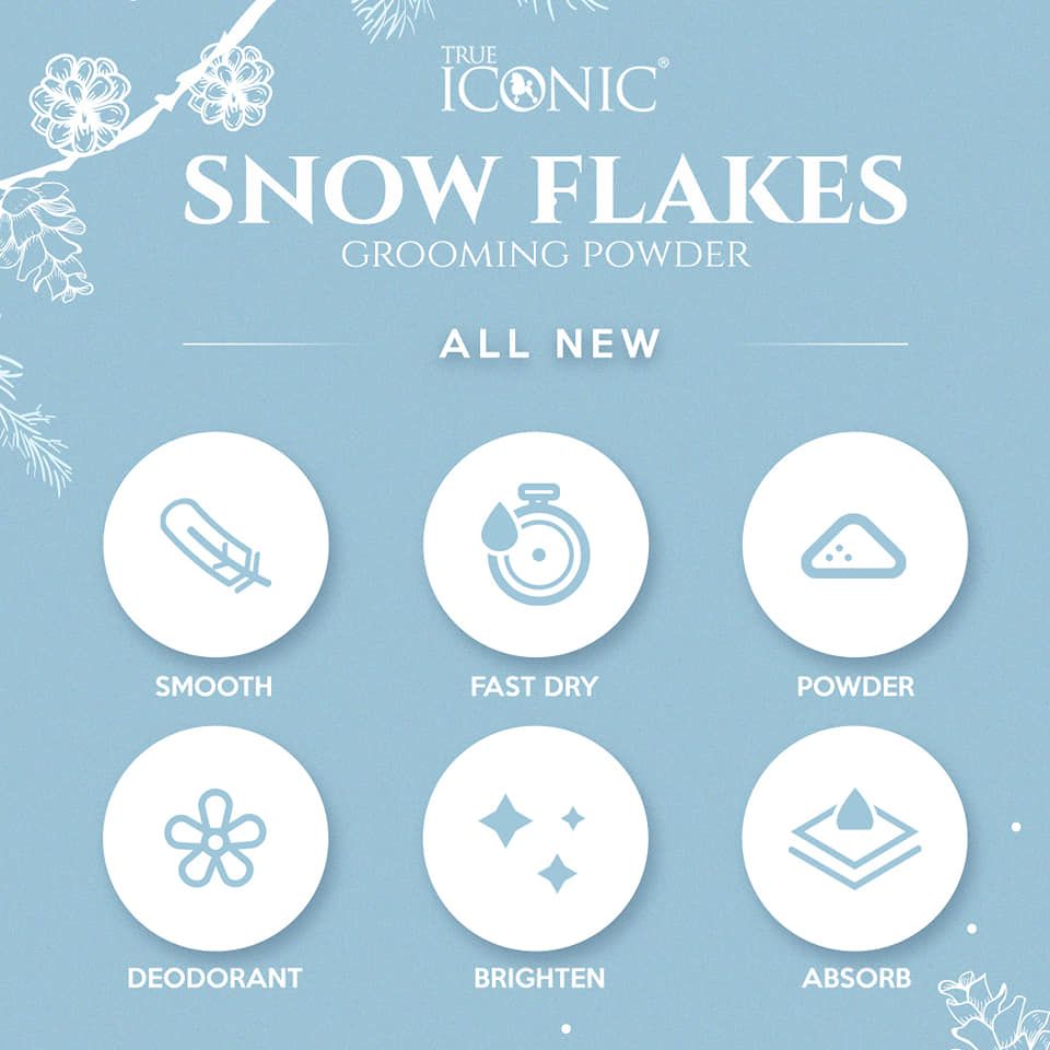 True Iconic Snow Flakes Grooming Powder