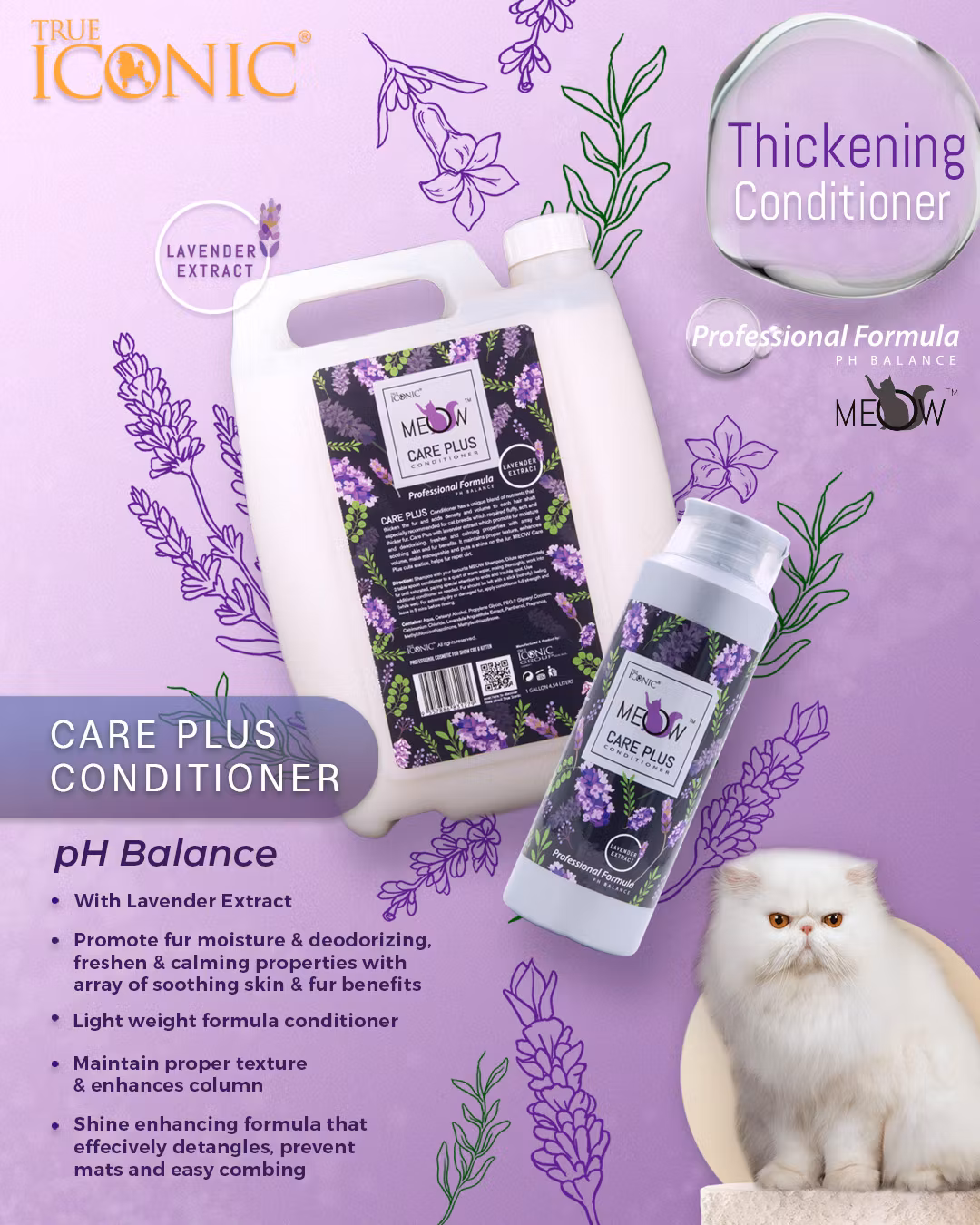 True Iconic MEOW Care Plus Conditioner