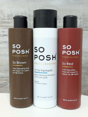 PAKETPRIS So Posh Shampoo + So Brown/Red Mask