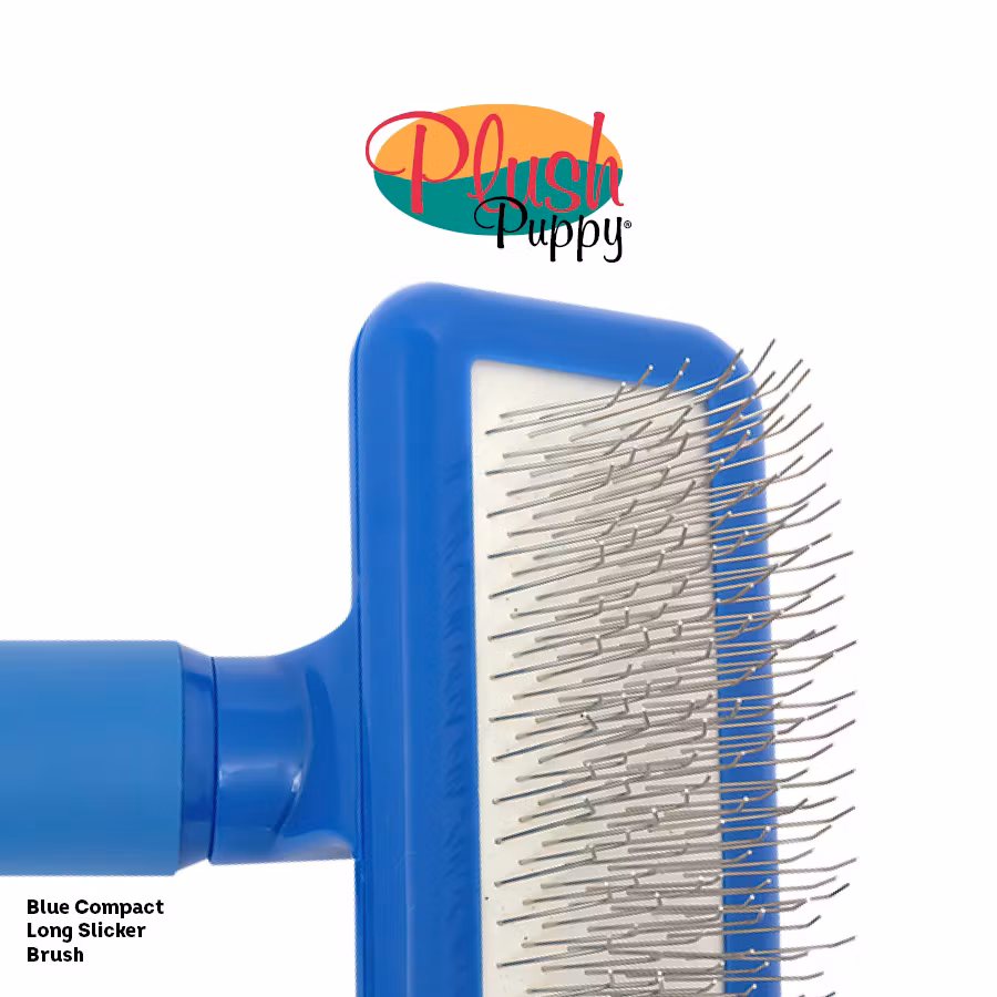 Plush Puppy Compact Long Pin Slicker