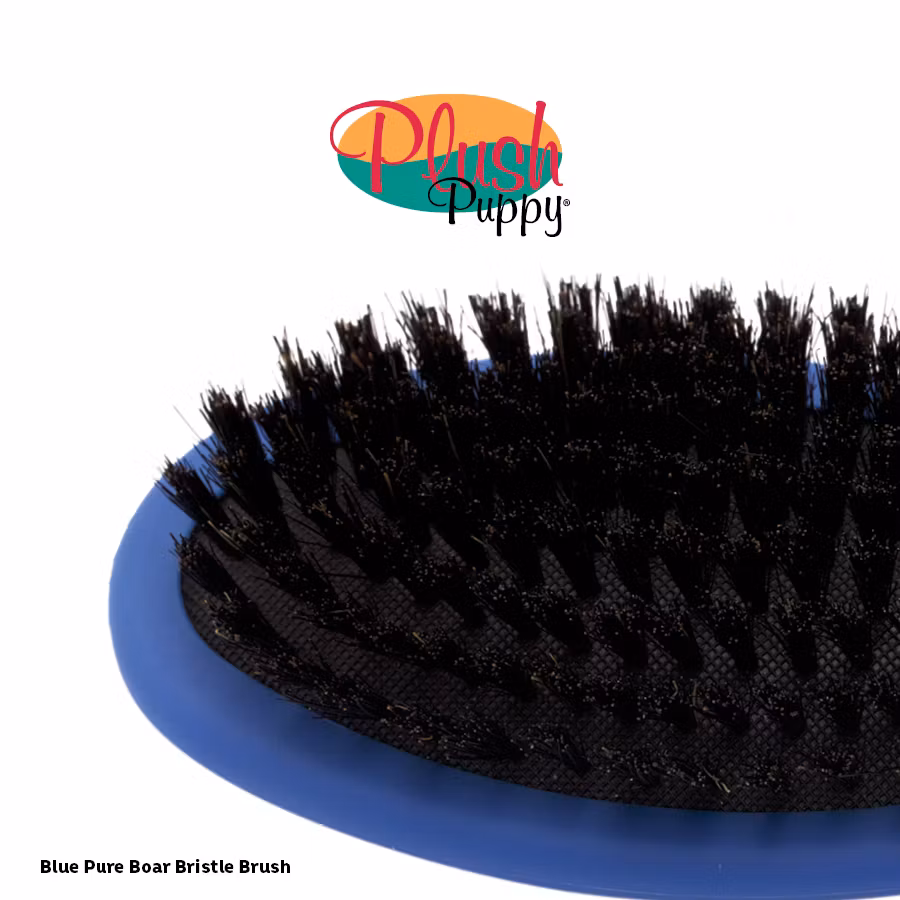 Plush Puppy Pure Boar Bristle Brush
