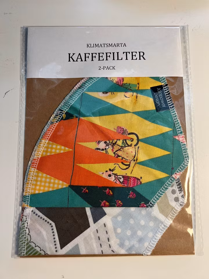 Kaffefilter 2-pack - Råtta/Mönster