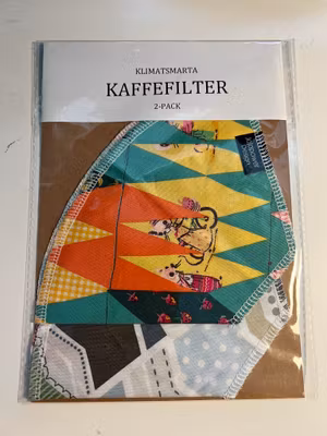 Kaffefilter 2-pack - Råtta/Mönster