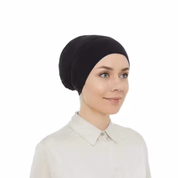 Lavendel, silikonförstärkt halkskydd underscarf, (svart)