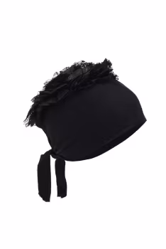 Armine volang underscarf (svart)