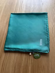 Belli scarf (twill) smaragdgrön