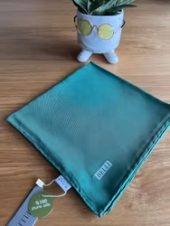 Belli scarf (twill) smaragdgrön
