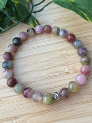 Turmalin stens armband