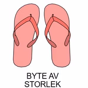 Byte av skor (1par)