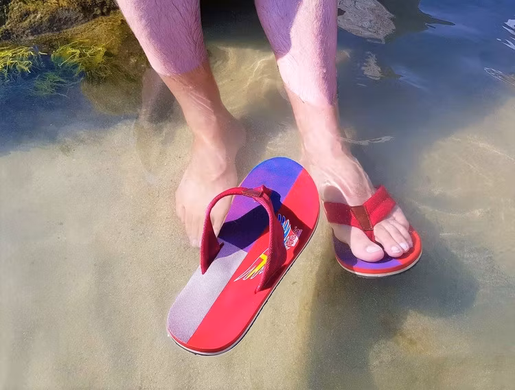 KS157 Flip-flop Red/White&Purple