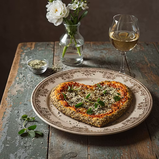 Recept på Pizza med Hampafrön