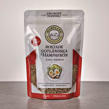 Rostade Gotländska Hampafrön - Chilli Ranch (Oskalade)