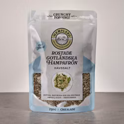 Rostade Gotländska Hampafrön - Havssalt (Oskalade)