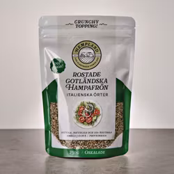 Rostade Gotländska Hampafrön - Italienska örter (Oskalade)