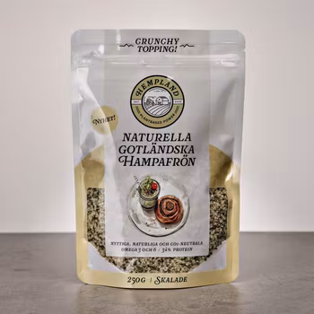 Rostade Gotländska Hampafrön - Naturella (Skalade)