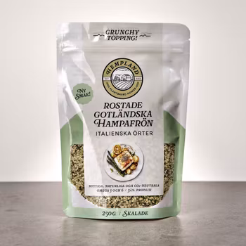 Rostade Gotländska Hampafrön - Italienska örter (Skalade)