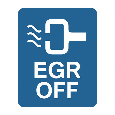 EGR Off – EGR avprogrammering