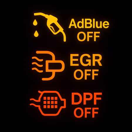 DPF + EGR + AdBlue Off