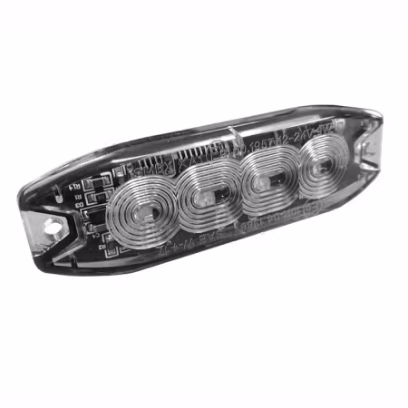 SlimLine varningsljus 4-LED