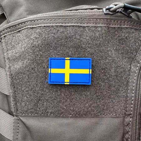 Sweden Flag PVC Arm Patch