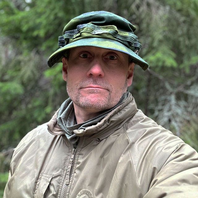 The cool looking model wearing a Floppy Hat M90 NCWR from TAC-UP GEAR