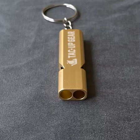EDC Whistle Gold