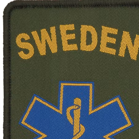 Sweden Medic Star of Life Hook Patch