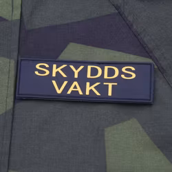 Skyddsvakt PVC Avlång Kardborremärke