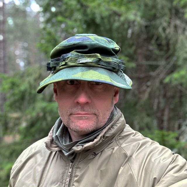 Model wearing a Floppy Hat M90 NCWR from TAC-UP GEAR looking straight forward