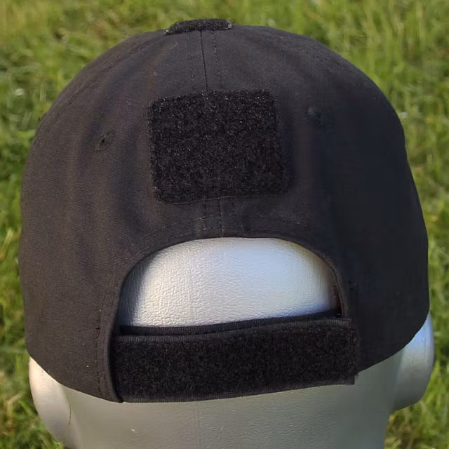 Tactical Baseball Cap Black with Viking ship