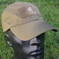 Tactical Baseball Cap Coyote Brown with Viking ship