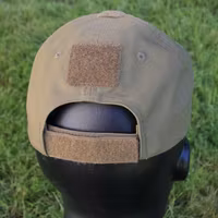 Tactical Baseball Cap Coyote Brown with Viking ship