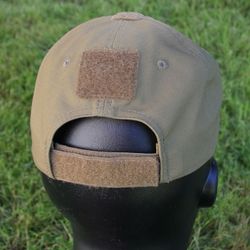 Tactical Baseball Cap Coyote Brown with Viking ship