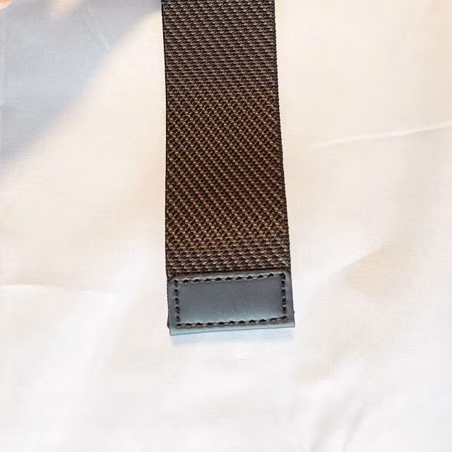 Elastic Belt Jeans Brown