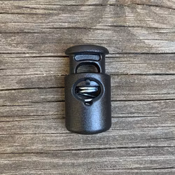 Cord Lock Shiny Black