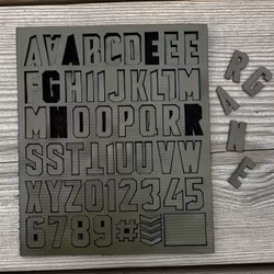 DIY Alphabet & Number Hook Patch Set – Green