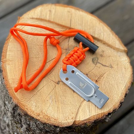 Tändstål / Eldstål Överlevnad Halsband