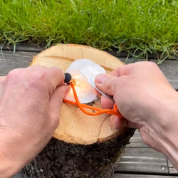 Tändstål / Eldstål Överlevnad Halsband